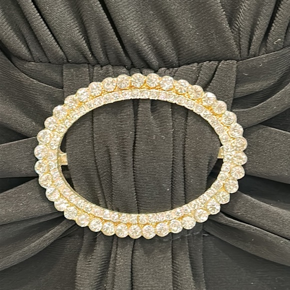 R&M Richards Plus Special Occasion Little Black No Wrinkle Dress sz.18 - Picture 5 of 9